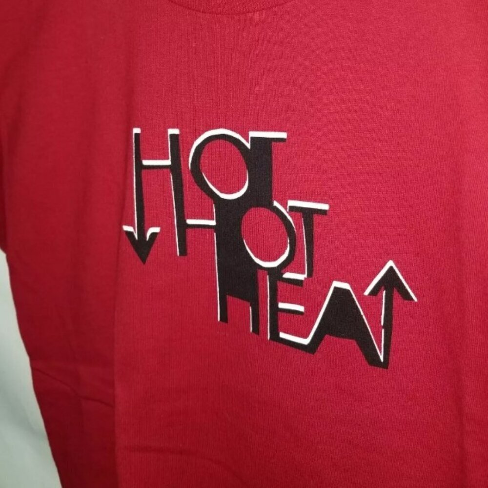 Vintage HOT HOT HEAT T-Shirt - Indy Rock Tee New Old Stock Size Youth Medium